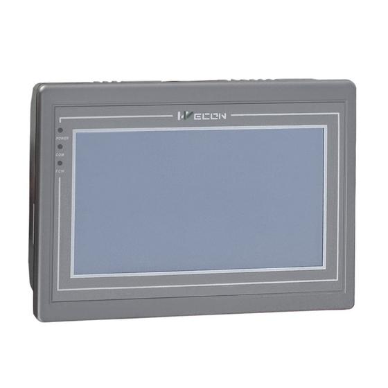 Imagem de IHM PI3070N - Tela 7 Polegadas, Touch Screen, Colorida - 2 Portas Com + 1 Ethernet - 24Vcc