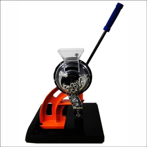 Imagem de Ilhoseira Semi Automática Com Rodinhas 10mm - com rolamento