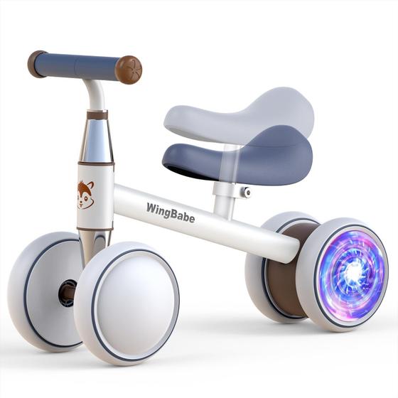 Imagem de Iluminação colorida Balance Bike WINGBABE para criança de 1 ano