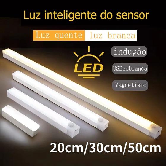 Imagem de Iluminação de emergência 20CM Luz LED Sem Fio sensor De Inteligente de Carregamento USB - XC-SL-20