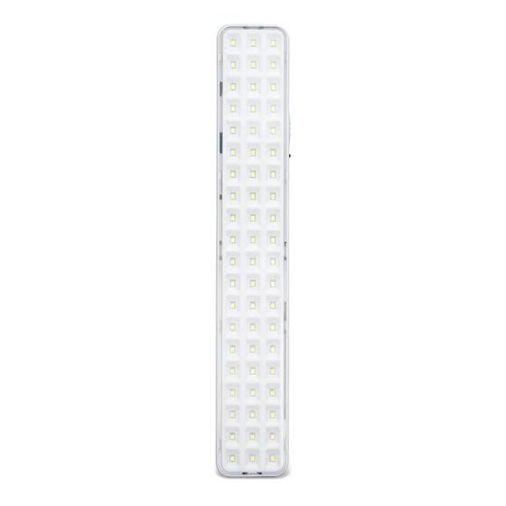 Iluminacao de Emergencia 60 Leds Slim 24/1368P Segurimax Luminária