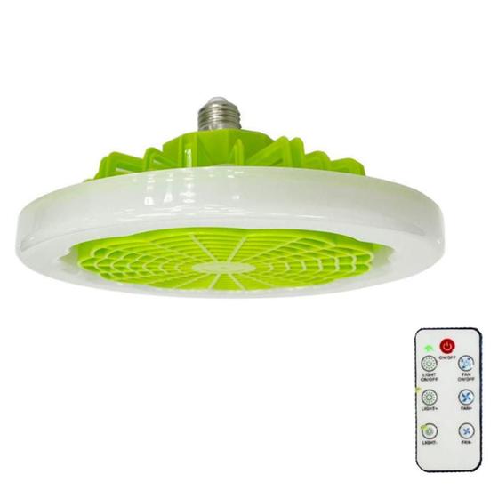 Imagem de Iluminação e Ventilação Ventilador Teto LED com Controle