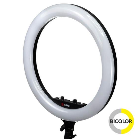 Imagem de Iluminador Circular Led Ring Light Tolifo 19" Bi-Color 60W Profissional (Fonte Bivolt)