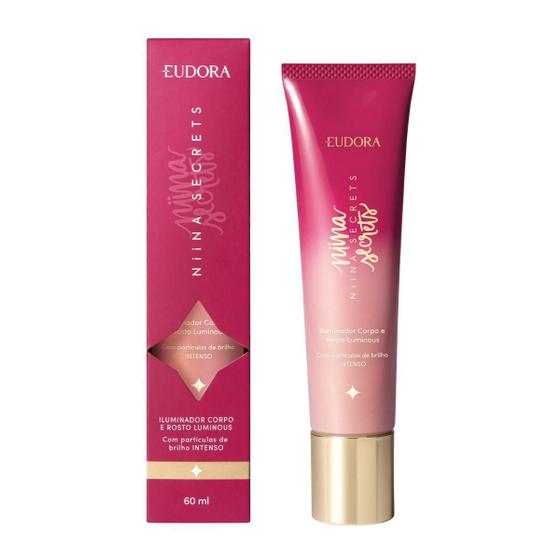 Imagem de Iluminador Corpo E Rosto Luminous Eudora Niina Secrets 60Ml