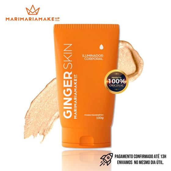 Imagem de Iluminador Corporal Ginger Glow Ginger Skin da Mari Maria Makeup (Proporciona um Bronze Iluminado)