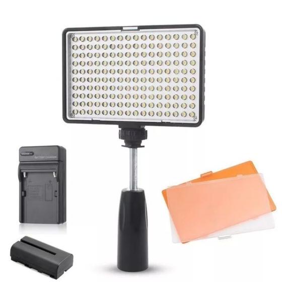 Imagem de Iluminador de LED Profissional TL-160 Led+bateria+carregador t