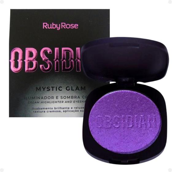 Imagem de Iluminador E Sombra Obsidian Mystic Glam Amethyst 4,5G