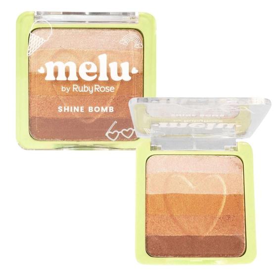Imagem de Iluminador Melu By Ruby Rose Shine Bomb 02 Apple Pie 7,5G