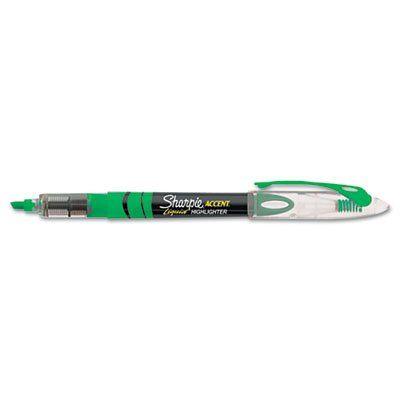 Imagem de Iluminador Sharpie Accent Liquid Chisel Tip Verde - Pacote com 12 Unidades