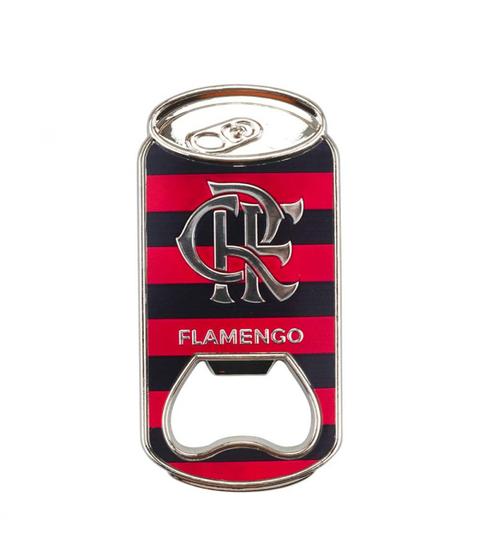 Imagem de  Ímã Abridor Garrafas Forma Lata 8.5x4cm - Flamengo