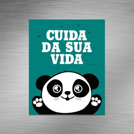 Imagem de Imã de geladeira - Cuida da sua vida