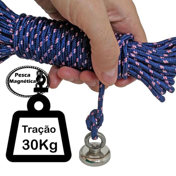 Imagem de Imã De Neodímio Fixador Pesca Magnetica Até 30 Kg De Tração