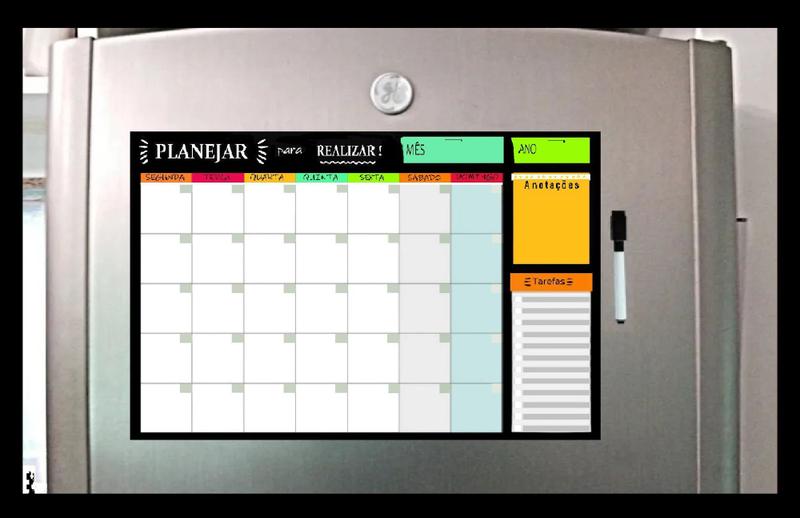 Imã Planner de Geladeira: Organize sua Rotina com Praticidade e Estilo ...