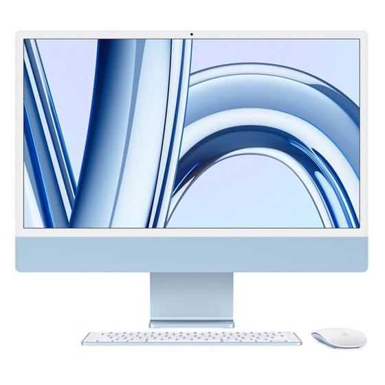 Imagem de iMac 24", Tela Retina 4.5K Apple, Processador M3, (8GB RAM, 256GB) - Azul