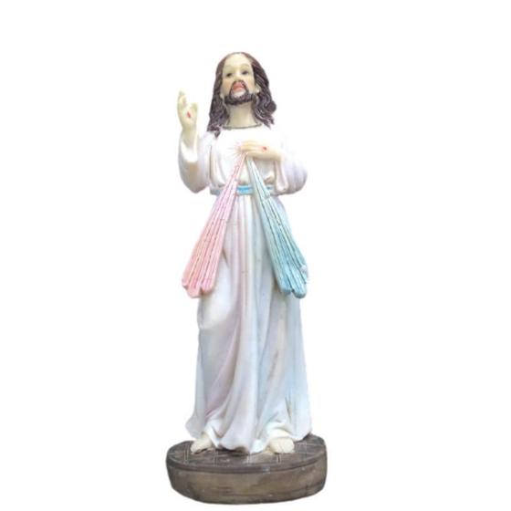Imagem de Imagem de Jesus Misericordioso em Resina- Oxalá - 10 cm Escultura