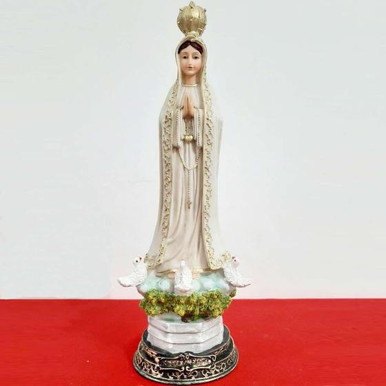 Imagem de Imagem de Nossa Senhora de Fátima de Resina - 30 cm