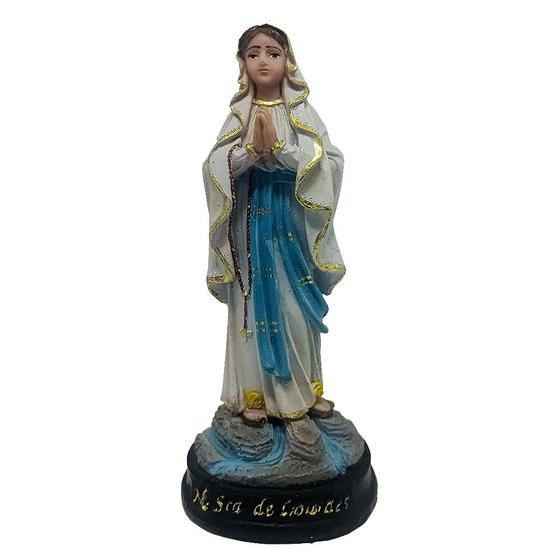 Imagem de Imagem de Nossa Senhora de Lourdes de Resina Nacional 14 cm