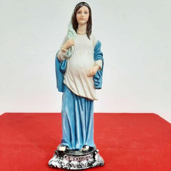 Imagem de Imagem de Nossa Senhora do Ó de Resina Nossa Senhora Grávida - 20 cm