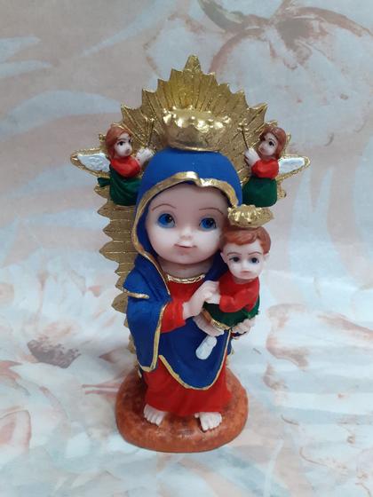 Imagem de Imagem de Nossa Senhora do Perpétuo Socorro Criança Baby 15cm Resina