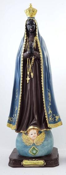 Imagem de Imagem de resina nossa senhora aparecida 15cm - Imporiente Com. Ext .Ltda