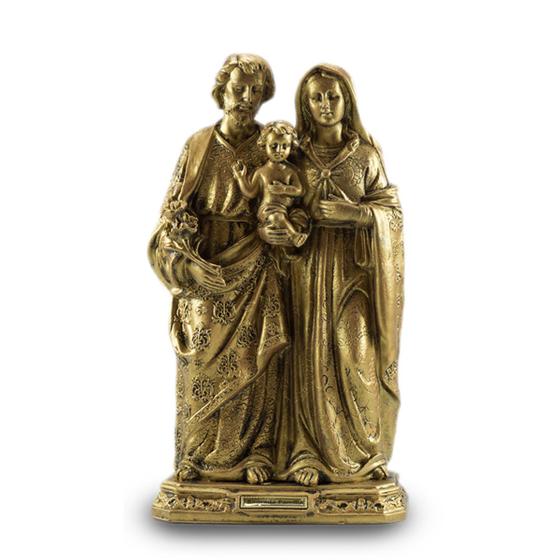 Imagem de Imagem de Sagrada Família 40cm Ouro Velho de borracha