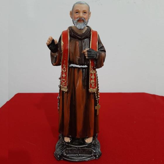 Imagem de Imagem de São Padre Pio de Resina - 20 cm