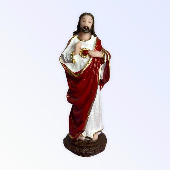 Imagem de Imagem do Sagrado Coração de Jesus em Resina 7 cm