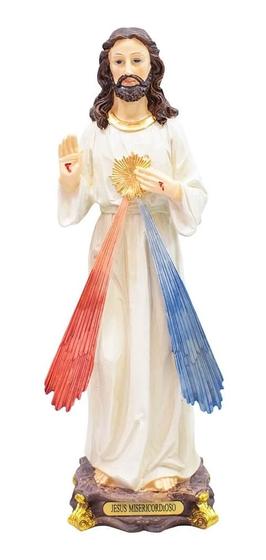 Imagem de Imagem Enfeite Resina Jesus Cristo Misericordioso 31cm 