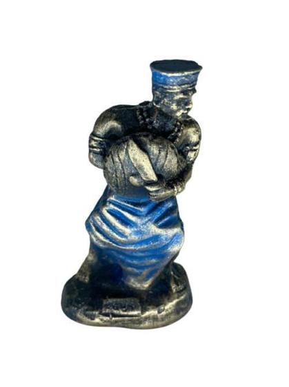 Imagem de Imagem Estátua Orixá Ogum 10Cm - Umbanda/Candomblé Resina