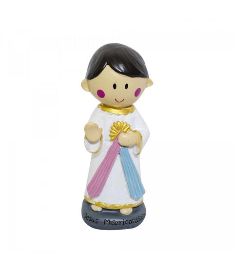 Imagem de Imagem Jesus Misericordioso Infantil 14 CM - Enfeite Resina