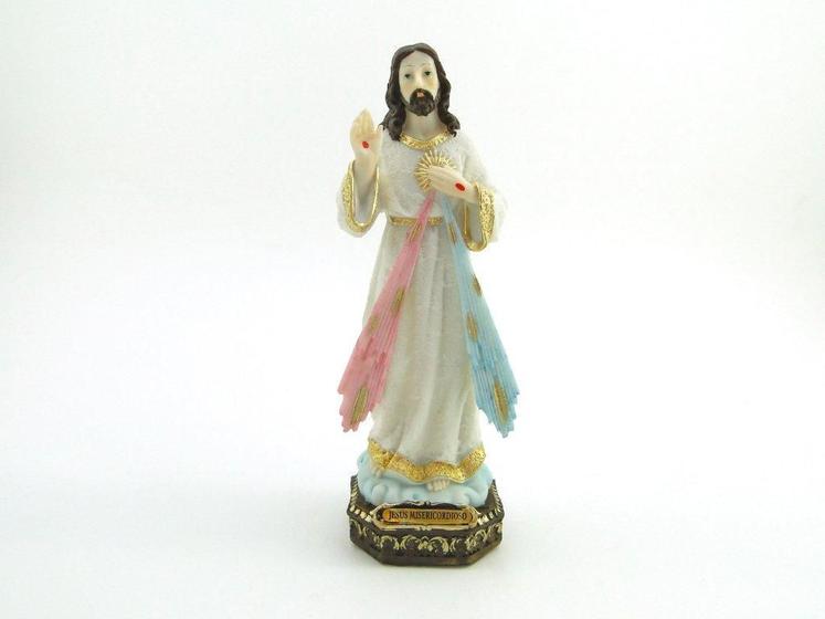 Imagem de Imagem Jesus Misericordioso Resina 20 cm