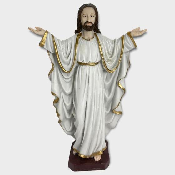 Imagem de Imagem Jesus Oxalá Em Resina Tamanho Grande-Escolha A Cor