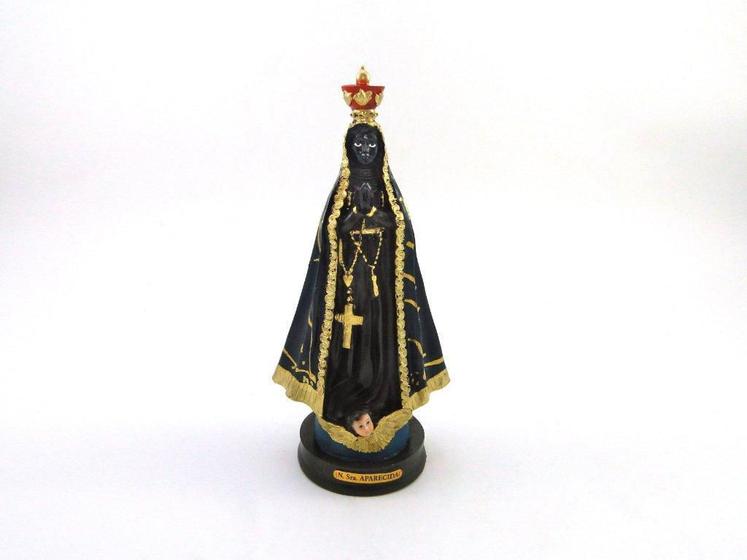 Imagem de Imagem Nossa Senhora Aparecida Tradicional Resina 20 Cm