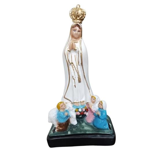 Imagem de Imagem Nossa Senhora de Fatima 22cm Gesso