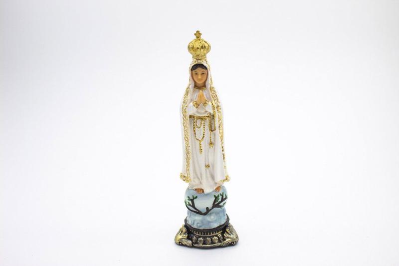 Imagem de Imagem Nossa Senhora de Fatima Importada Di Angelo Resina 14 cm