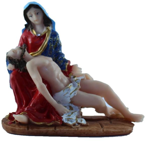 Imagem de Imagem Nossa Senhora De Pietá Piedade Em Resina 11 Cm