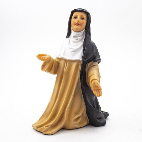 Imagem de Imagem Nossa Senhora do Rosário da Pompéia Importada Resina 30 cm - Amém Decoração Religiosa