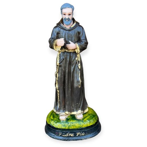 Imagem de Imagem Padre Pio Resina 15cm