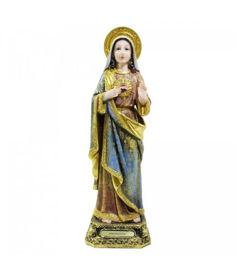 Imagem de Imagem Sagrado Coração De Maria 40cm - Enfeite Resina