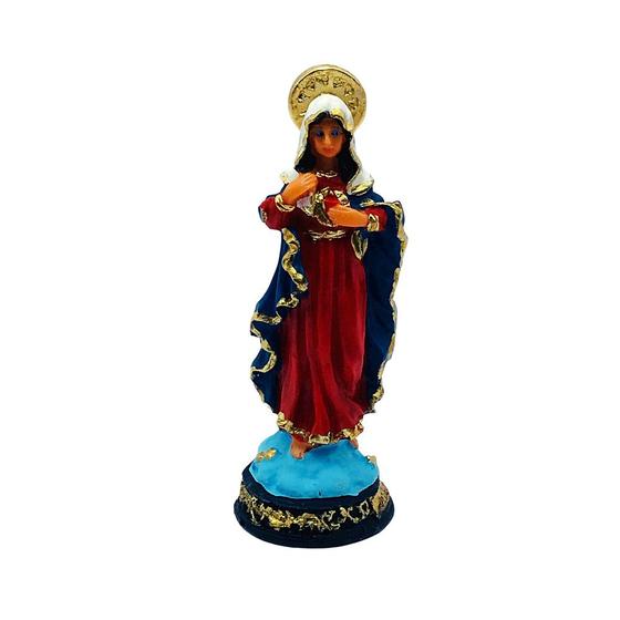 Imagem de Imagem Sagrado Coração de Maria Resina Pequena 8 cm