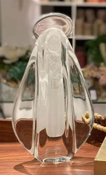 Imagem de Imagem Santa Cristal Murano Branca 23 Cm - São Marcos 3270