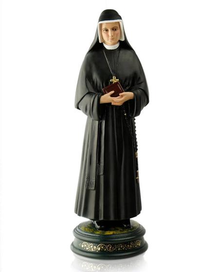 Imagem de Imagem Santa Faustina com Diário Elegance Resina 30 Cm