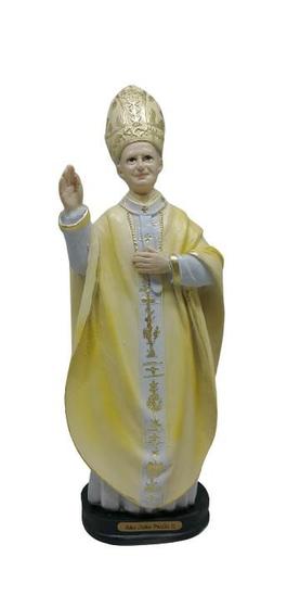 Imagem de Imagem Santo Papa João Paulo Ii Resina 24 Cm