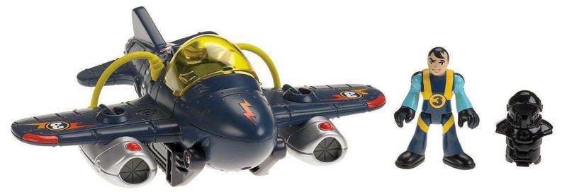 Imaginext Aviões Médios SKY Racer Super Jato Mattel - Aviões e ...