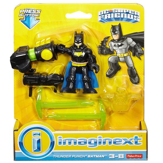 Imagem de Imaginext Dc Super Friends Batman e Luva Super Soco M5645