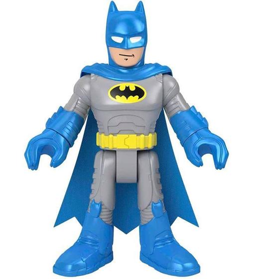 Imaginext - Liga da Justiça - Boneco Batman Azul Xl Gvw22 - Mattel ...