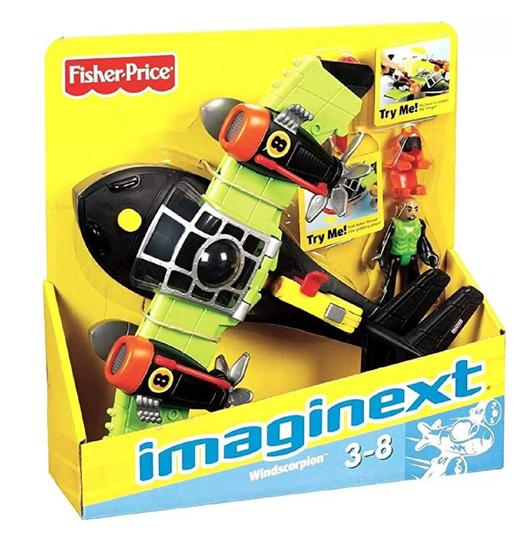 Imaginext Sky Racers - Avião Escorpião dos Ventos - Mattel - Aviões e ...