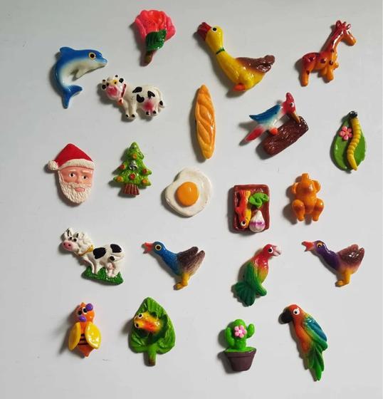 Ímãs De Geladeira Decorativos Biscuit Kit 32 Peças Menor preço em Ímãs De Geladeira Decorativos Biscuit Kit 32 Peças