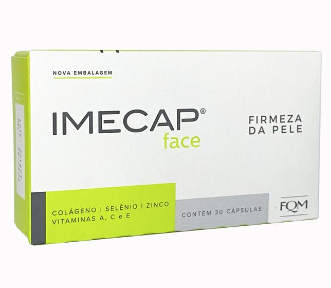 Imagem de Imecap Face 30 Capsulas Colageno E Vitamina A Rejuvenescedor