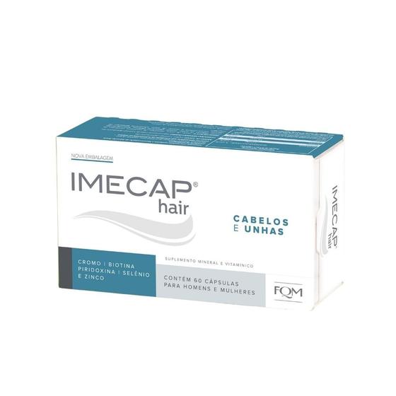 Imagem de Imecap Hair 60 capsulas - Vitamina para Cabelos e Unhas com Biotina